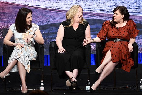 The cast and producers of ABC’s “Emergence” address the press at the ABC Summer TCA 2019, at The Beverly Hilton in Beverly Hills, California - Michele Fazekas, Tara Butters, Allison Tolman