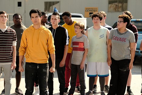 Cameron Markeles, Xolo Maridueña, Jacob Bertrand, Khalil Everage, Owen Morgan, Aedin Mincks, Nichole Brown