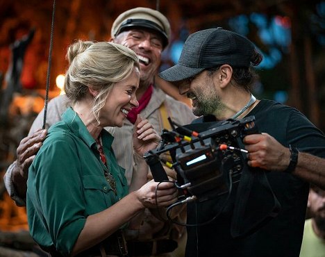 Emily Blunt, Dwayne Johnson, Jaume Collet-Serra - Expedice: Džungle - Z natáčení