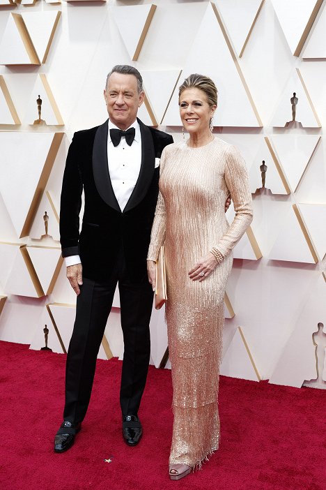 Red Carpet - Tom Hanks, Rita Wilson - Oscar 2020 - Z akcí