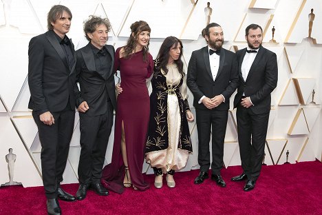 Red Carpet - Atanas Georgiev, Ljubomir Stefanov, Tamara Kotevska, Samir Ljuma - Oscar 2020 - Z akcí