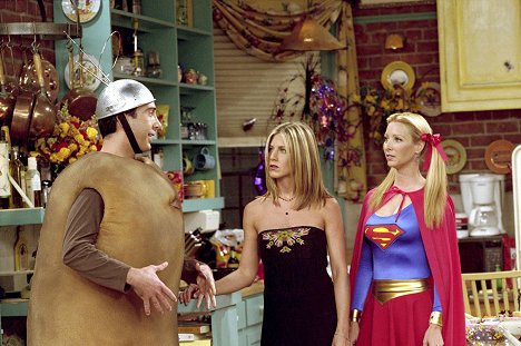 David Schwimmer, Jennifer Aniston, Lisa Kudrow - Přátelé - Halloween - Z filmu