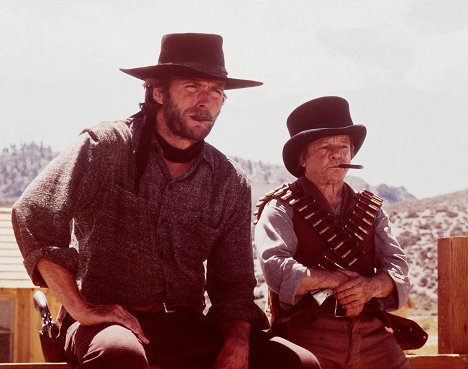 Clint Eastwood, Billy Curtis - Tulák z širých plání - Z filmu