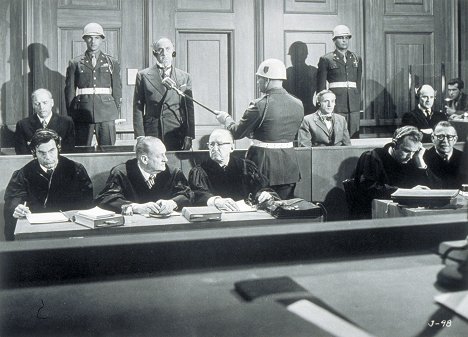 Maximilian Schell, Burt Lancaster, Torben Meyer - Norimberský proces - Z filmu