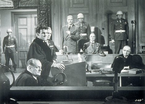 Maximilian Schell, Richard Widmark, Burt Lancaster, Torben Meyer - Norimberský proces - Z filmu