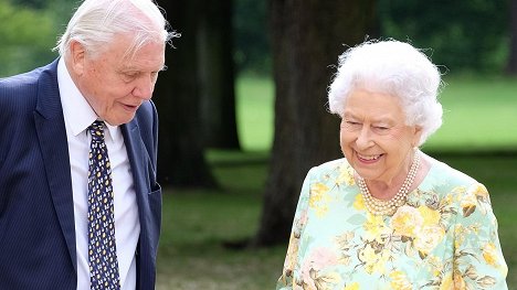 David Attenborough, královna Alžběta II.