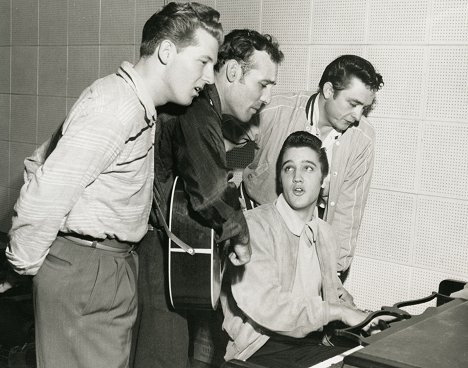 Jerry Lee Lewis, Carl Perkins, Elvis Presley, Johnny Cash