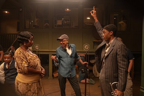 Dusan Brown, Viola Davis, George C. Wolfe, Chadwick Boseman - Ma Rainey – matka blues - Z natáčení
