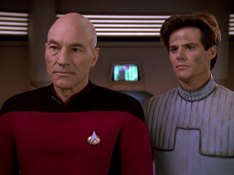 Patrick Stewart, Ken Olandt - Star Trek: The Next Generation - Bloodlines - Photos