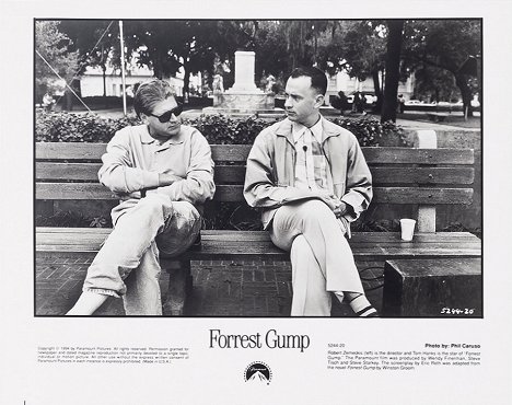 Robert Zemeckis, Tom Hanks - Forrest Gump - Fotosky