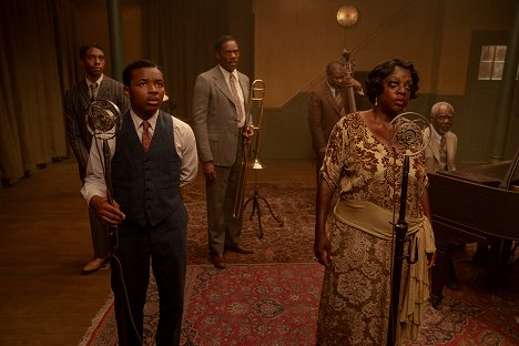 Chadwick Boseman, Dusan Brown, Colman Domingo, Michael Potts, Viola Davis, Glynn Turman - Ma Rainey – matka blues - Z filmu
