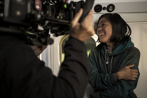 Christine Lee - Temné léto - Letadlo - Z natáčení