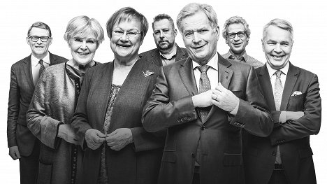 Matti Vanhanen, Elisabeth Rehn, Tarja Halonen, Jussi Lähde, Sauli Niinistö, Pekka Perttula, Pekka Haavisto - Politiikka-Suomi - Pulinat pois - Promo