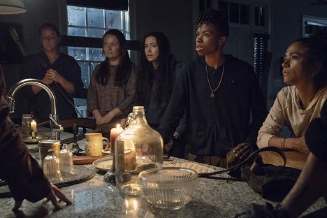 Kerry Cahill, Christian Serratos, Angel Theory, Lauren Ridloff