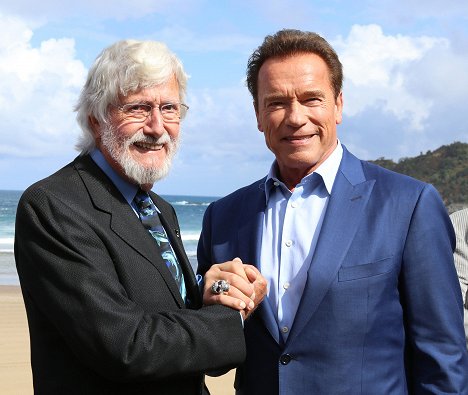 Jean-Michel Cousteau, Arnold Schwarzenegger - Wonders of the Sea 3D - Z natáčení