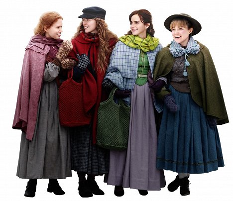 Eliza Scanlen, Saoirse Ronan, Emma Watson, Florence Pugh - Malé ženy - Promo