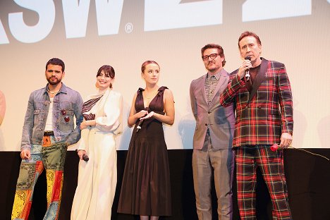Premiere of "The Unbearable Weight of Massive Talent" during the 2022 SXSW Conference and Festivals at The Paramount Theatre on March 12, 2022 in Austin, Texas - Jacob Scipio, Alessandra Mastronardi, Lily Mo Sheen, Pedro Pascal, Nicolas Cage - Nesnesitelná tíha obrovského talentu - Z akcí