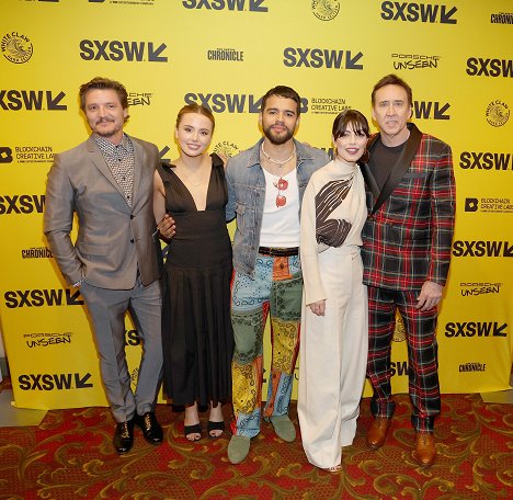 Premiere of "The Unbearable Weight of Massive Talent" during the 2022 SXSW Conference and Festivals at The Paramount Theatre on March 12, 2022 in Austin, Texas - Pedro Pascal, Lily Mo Sheen, Jacob Scipio, Alessandra Mastronardi, Nicolas Cage - Nesnesitelná tíha obrovského talentu - Z akcí