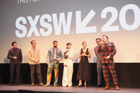 Premiere of "The Unbearable Weight of Massive Talent" during the 2022 SXSW Conference and Festivals at The Paramount Theatre on March 12, 2022 in Austin, Texas - Alessandra Mastronardi, Jacob Scipio, Lily Mo Sheen, Pedro Pascal, Nicolas Cage