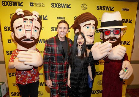 Premiere of "The Unbearable Weight of Massive Talent" during the 2022 SXSW Conference and Festivals at The Paramount Theatre on March 12, 2022 in Austin, Texas - Nicolas Cage, Riko Shibata - Nesnesitelná tíha obrovského talentu - Z akcí