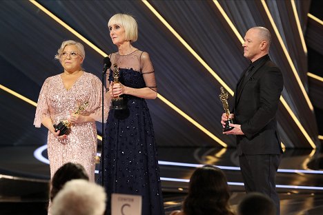 Stephanie Ingram, Linda Dowds, Justin Raleigh - 94th Annual Academy Awards - Photos