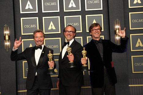 Patrick Wachsberger, Fabrice Gianfermi, Philippe Rousselet - Oscar 2022 - Promo