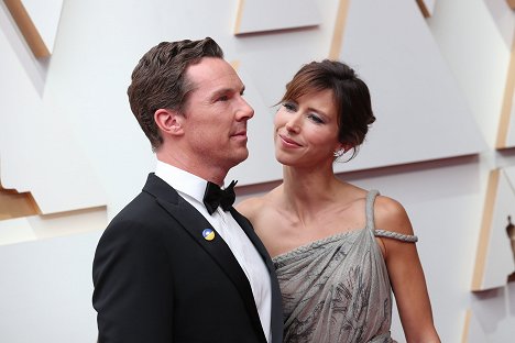 Red Carpet - Benedict Cumberbatch, Sophie Hunter - Oscar 2022 - Z akcií