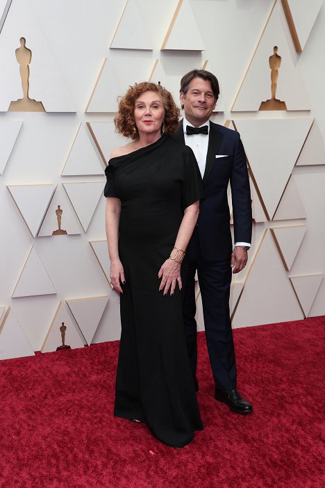 Red Carpet - Rena DeAngelo, Adam Stockhausen - 94th Annual Academy Awards - Events