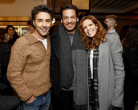 The Adam Project New York Special Screening at Metrograph on February 09, 2022, in New York City, New York - Shawn Levy, Bart Johnson, Robyn Lively