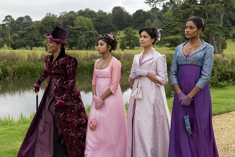 Adjoa Andoh, Charithra Chandran, Shelley Conn, Simone Ashley