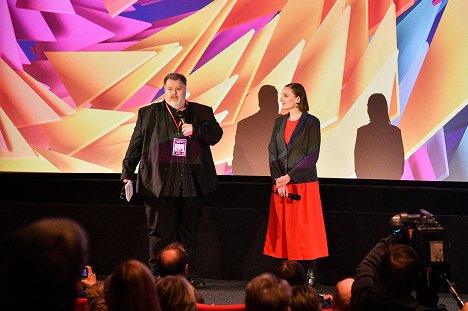 Premiere Screening of "My Father's Dragon" during the 66th BFI London Film Festival at NFT1, BFI Southbank, on October 8, 2022 in London, England - Justin Johnson, Nora Twomey
