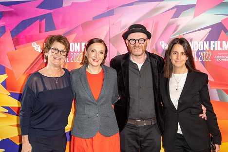 Premiere Screening of "My Father's Dragon" during the 66th BFI London Film Festival at NFT1, BFI Southbank, on October 8, 2022 in London, England - Bonnie Curtis, Nora Twomey, Paul Young, Julie Lynn