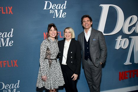 Los Angeles Premiere Of Netflix's 'Dead To Me' Season 3 held at the Netflix Tudum Theater on November 15, 2022 in Hollywood, Los Angeles, California, United States - Linda Cardellini, Liz Feldman, James Marsden