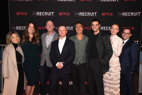 Special screening of Netflix series "THE RECRUIT" at the International Spy Museum on December 13, 2022, in Washington, DC - Alexi Hawley, Noah Centineo, Laura Haddock, Adam Ciralsky - Rekrut - Z akcí