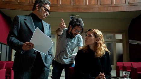 Eduard Fernández, Oriol Paulo, Bárbara Lennie - Nevyzpytatelné cesty Boží - Z natáčení