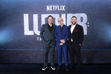 UK World Premiere for Luther: The Fallen Sun at BFI IMAX on March 01, 2023 in London, England - David Ready, Neil Cross