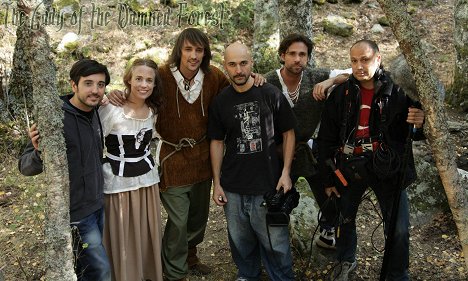 Bea Urzaiz, Óscar Villalobos, George Karja, Alexis Santana - La dama del bosque maldito - Z natáčení
