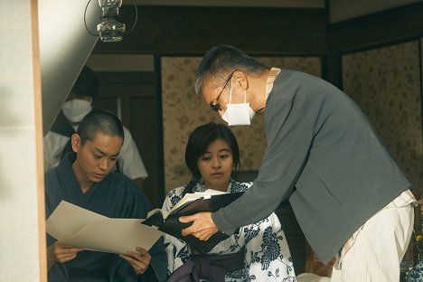 Masaki Suda, Nana Mori, Izuru Narušima - Ginga tecudó no čiči - Z natáčení