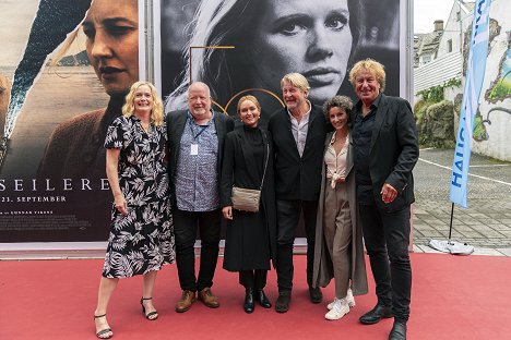 The closing screening at The 50th Norwegian International Film Festival in Haugesund. - Tonje Hardersen, Håkan Hammarén, Livia Millhagen, Rolf Lassgård, Hedda Rehnberg, Richard Hobert