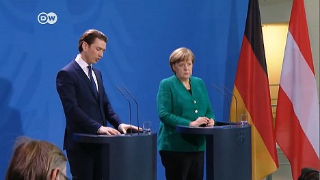 Sebastian Kurz, Angela Merkel - Projekt Ballhausplatz - Z filmu