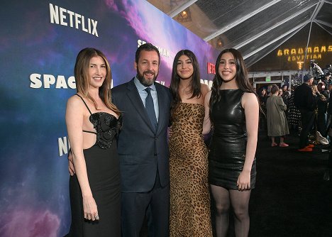 Netflix's "Spaceman" LA Special Screening at The Egyptian Theatre Hollywood on February 26, 2024 in Los Angeles, California - Jackie Sandler, Adam Sandler, Sadie Sandler