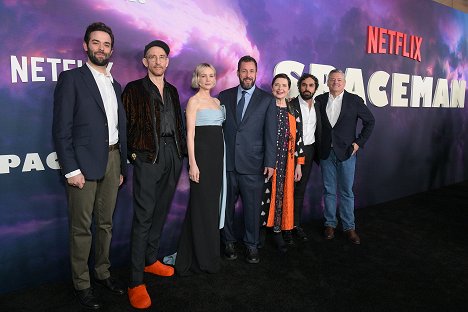 Netflix's "Spaceman" LA Special Screening at The Egyptian Theatre Hollywood on February 26, 2024 in Los Angeles, California - Michael Parets, Johan Renck, Carey Mulligan, Adam Sandler, Isabella Rossellini, Kunal Nayyar, Ted Sarandos - Spaceman - Events