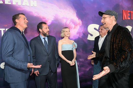 Netflix's "Spaceman" LA Special Screening at The Egyptian Theatre Hollywood on February 26, 2024 in Los Angeles, California - Scott Stuber, Adam Sandler, Carey Mulligan, Ted Sarandos, Johan Renck