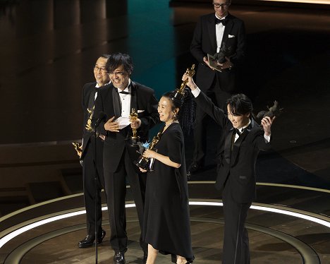 Masaki Takahashi, Takaši Jamazaki, Kiyoko Shibuya, Tatsuji Nojima - Oscar 2024 - Z filmu