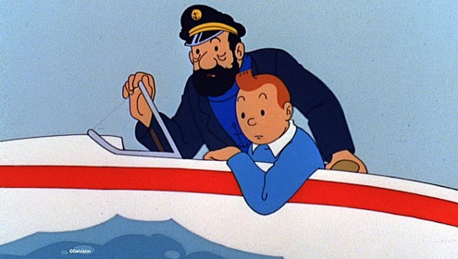 Tintin a jezero žraloků - Z filmu