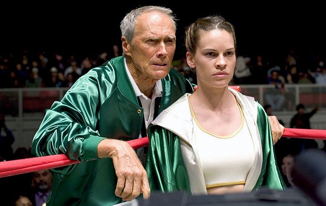 Million Dollar Baby - Z filmu - Clint Eastwood, Hilary Swank