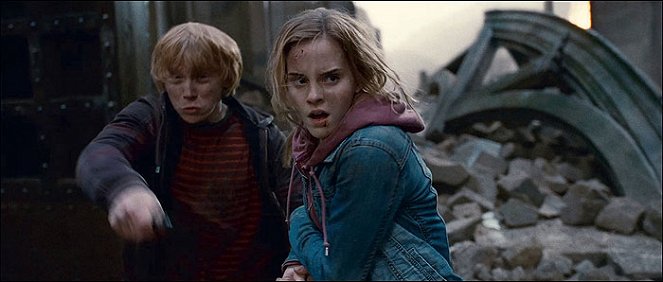 Harry Potter a Relikvie smrti - část 2 - Z filmu - Rupert Grint, Emma Watson