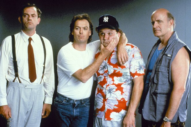 Christopher Lloyd, Michael Keaton, Stephen Furst, Peter Boyle
