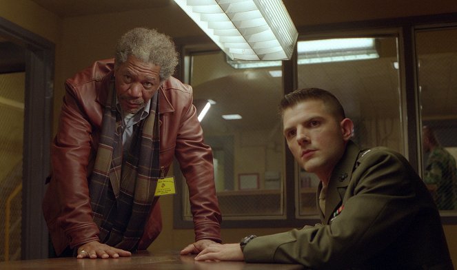 Těžký zločin - Z filmu - Morgan Freeman, Adam Scott
