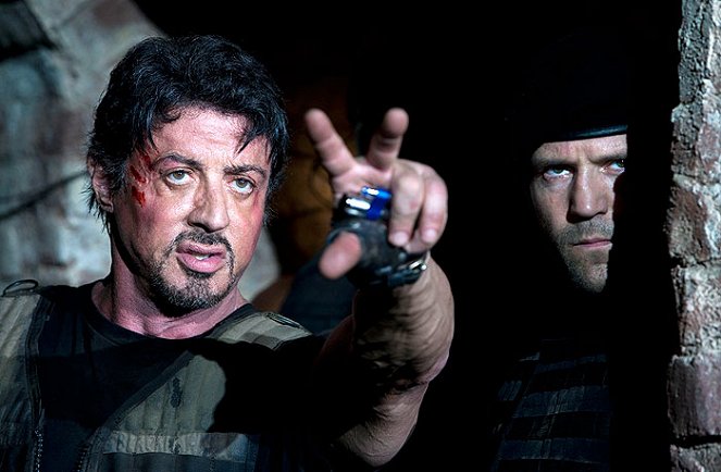 Expendables: Postradatelní - Z filmu - Sylvester Stallone, Jason Statham